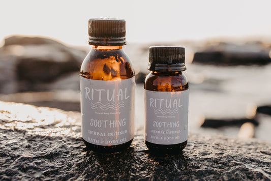 SOOTHING ~ Herbal Infused Bath and Body Oil